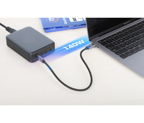 Station de charge USB-C Power Delivery à 4 ports GaN - 240 W / PD 3.1