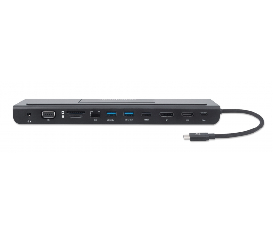 Station d'accueil USB-C 11-en-1 avec MST pour trois moniteurs