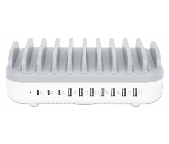 Station de charge USB Power Delivery à 10 ports - 120W