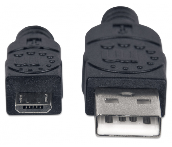 Câble Hi-Speed USB-A vers Micro-USB - 480 Mbps - 1.8 mètres - noir