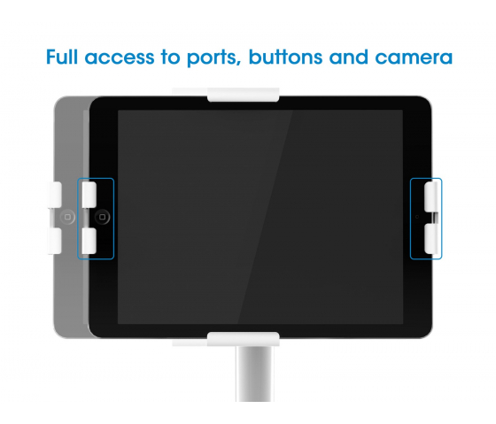 Support de tablette sur bureau MH pour tablettes entre 7,9 et 11 pouces - blanc