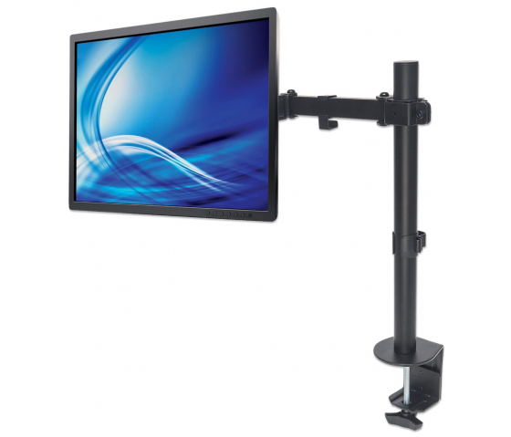 Support pour moniteur avec bras à double articulation - 1 écran - 13 à 32 pouces