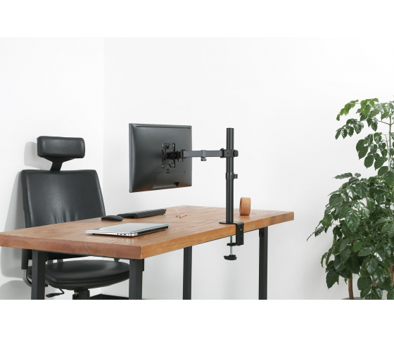 Support pour moniteur avec bras à double articulation - 1 écran - 13 à 32 pouces