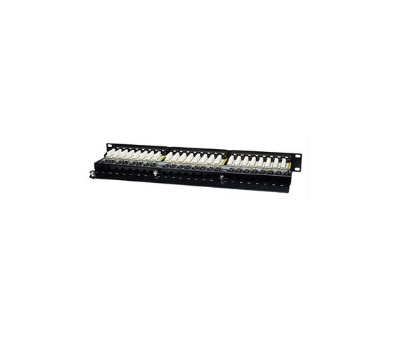 Panneau de brassage protégé Cat5e 48 ports - 1U 19