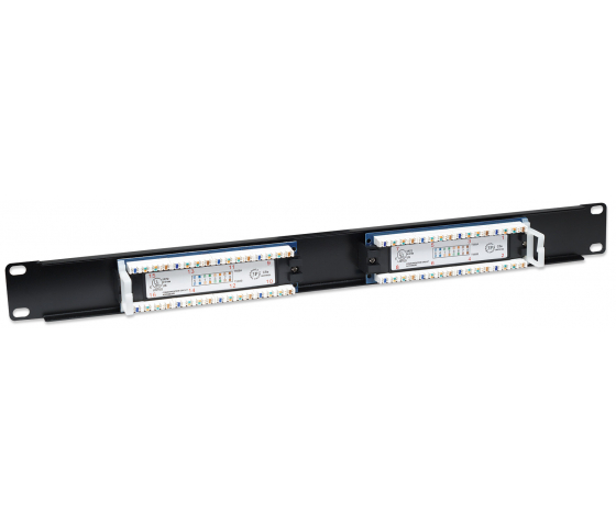 Panneau de brassage Cat5e 16 ports - 1U 19
