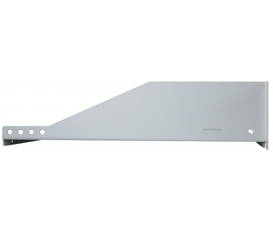 Étagère cantilever ventilée 2U 19 pouces - 350 mm de profondeur - capacité de charge jusqu'à 15 kg - gris