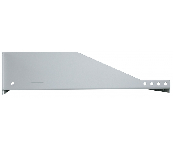Étagère cantilever ventilée 2U 19 pouces - 350 mm de profondeur - capacité de charge jusqu'à 15 kg - gris