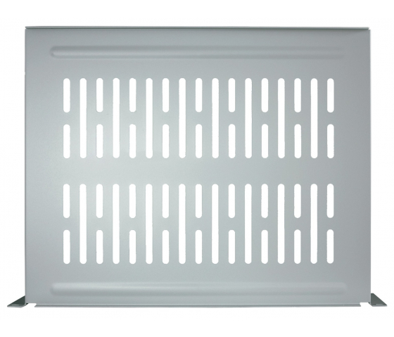 Étagère cantilever ventilée 2U 19 pouces - 350 mm de profondeur - capacité de charge jusqu'à 15 kg - gris