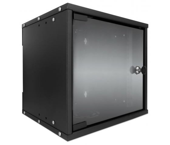 Coffret réseau 10 pouces MHT130 - hauteur 6U - profondeur 300 mm - noir