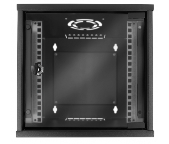 Coffret réseau 10 pouces MHT130 - hauteur 6U - profondeur 300 mm - noir
