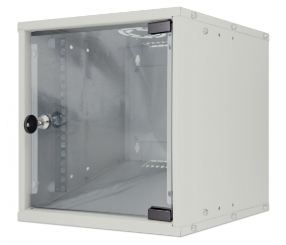 Armoire murale 10 pouces MHT131 - hauteur 6U - profondeur 300 mm - gris