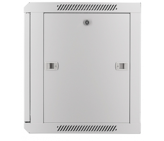 Baie serveur murale 19 pouces MHT149 avec porte vitrée - hauteur 9U - profondeur 600 mm - gris