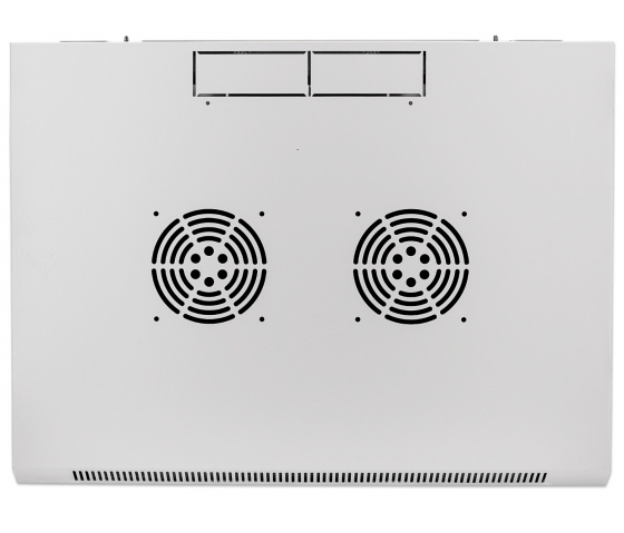 Baie serveur murale 19 pouces MHT149 avec porte vitrée - hauteur 9U - profondeur 600 mm - gris