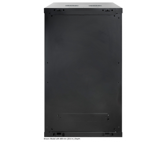 Armoire serveur murale 19 pouces MHT150 avec porte en verre - hauteur 20U - profondeur 450 mm - noir