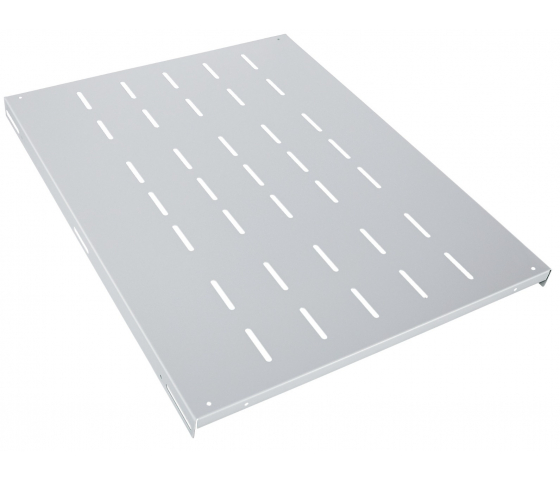 Étagère fixe 1U - 700 mm de profondeur - capacité de charge jusqu'à 50 kg - gris
