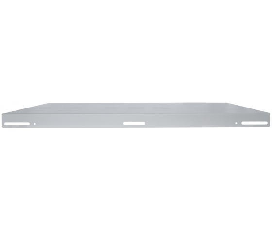 Étagère fixe 1U - profondeur 800 mm - capacité de charge jusqu'à 100 kg - gris