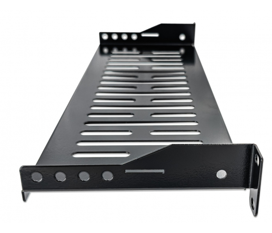 Étagère cantilever 1U 19 pouces - 150 mm de profondeur - capacité de charge jusqu'à 25 kg - noir