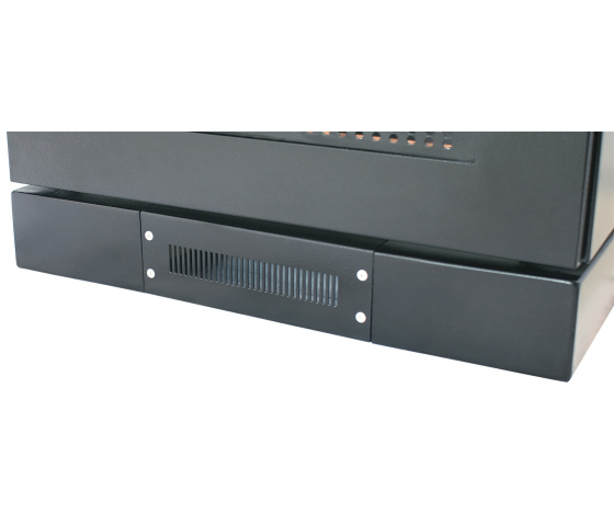 Base/Socle 90 (h) x 600 (l) x 1000 (p) mm pour baie serveur 19 pouces - noir