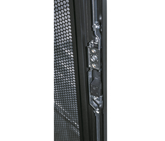 Baie serveur 19 pouces MHT247 avec porte perforée - 36U - 1000 (P) x 600 (L) x 1766 (H) - flatpack - noir