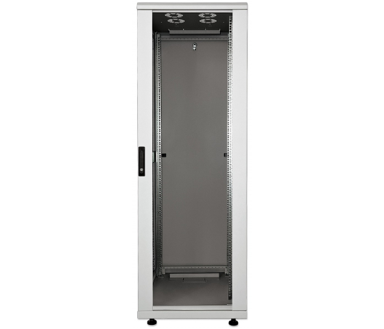 Baie réseau 19 pouces MHT208 avec porte vitrée - 26U - 800 (P) x 600 (L) x 1322 (H) - assemblée - gris