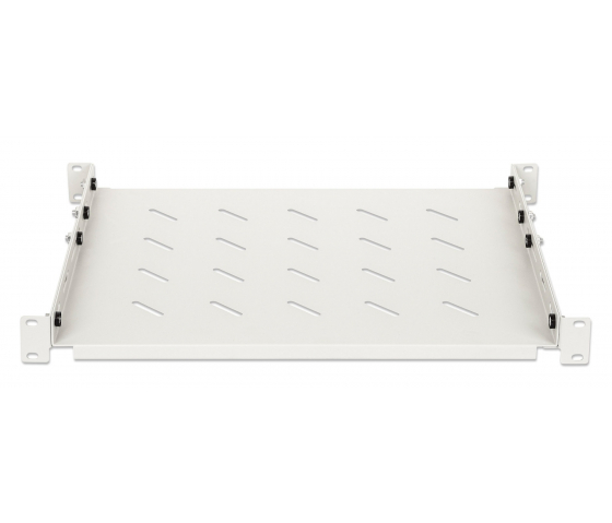 Etagère réglable 1U pour baies serveurs de 600 mm de profondeur - Profondeur de rail réglable - gris