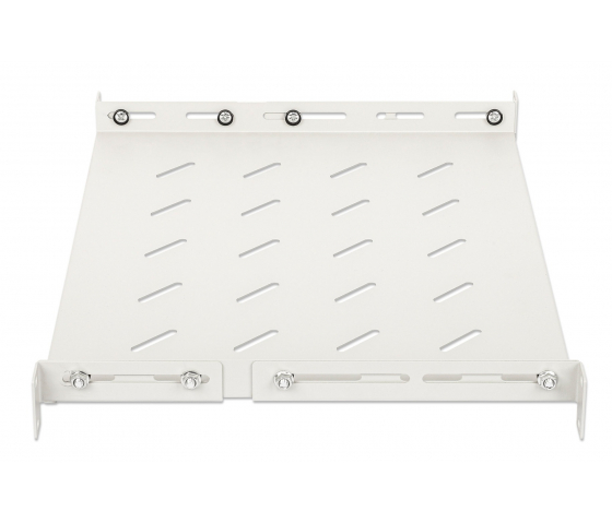 Etagère réglable 1U pour baies serveurs de 600 mm de profondeur - Profondeur de rail réglable - gris