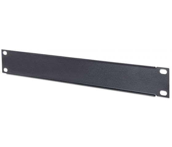 Panneau de recouvrement 1U pour rack 10 pouces - noir