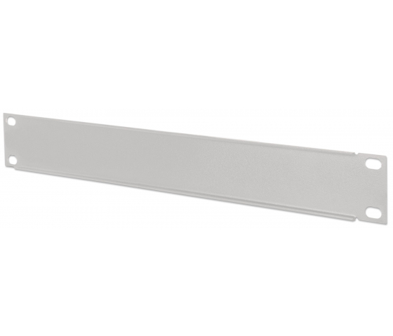 Panneau de recouvrement 1U pour rack 10 pouces - gris