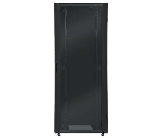 Baie réseau Premium 19 pouces MHT233 avec porte vitrée - 22U - 800 (P) x 600 (L) x 1133 (H) - assemblée - noir