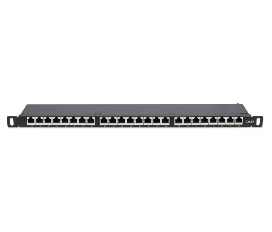 Panneau de brassage protégé Cat6a 24 ports - 0.5U 19
