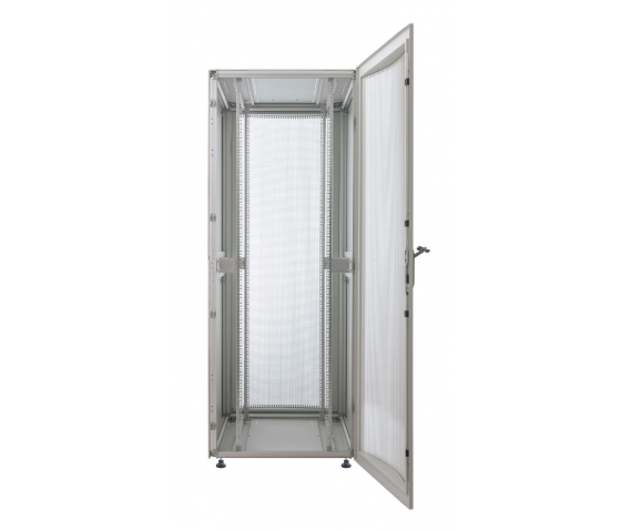 Baie serveur Premium 19 pouces MHT280 avec porte perforée - 42U - 1000 (P) x 800 (L) x 2033 (H) - assemblée - gris