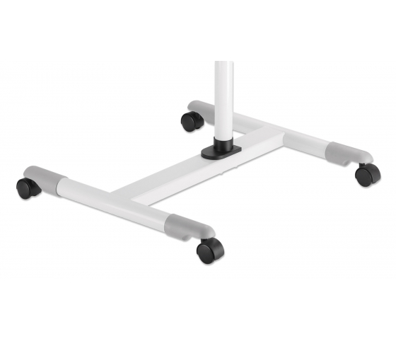 Chariot mobile pour projecteurs et ordinateurs portables avec deux plateaux pour appareils jusqu'à 10 kg
