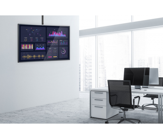 Support plafond pour TV - réglable en hauteur - Ecrans de 37 à 70 pouces