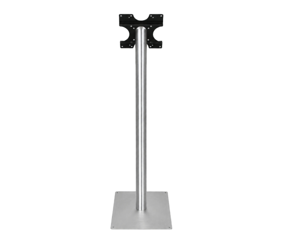 Support d'écran & moniteur Modulare VESA 100 / 200 - acier inoxydable