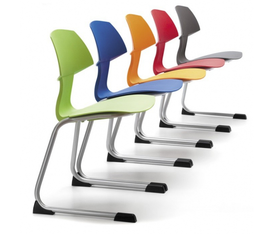 T -Chair Chaise de classe senior avec cadre cantilever