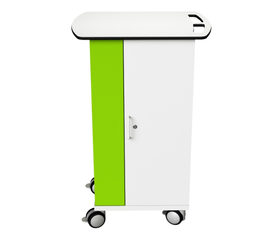 Chariot de rechargement pour 16 iPads - connexion LAN via USB-C - serrure à clé