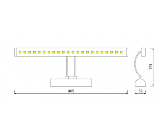 Lampe à LED en métal 