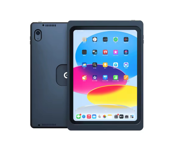 Support mural magnétique pour iPad A16 11 pouces et iPad 10.9 pouces - fonction de recharge sans fil - gris