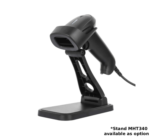 Scanner de codes-barres 2D à LED portable - 100 scans/seconde - profondeur de balayage de 320 mm
