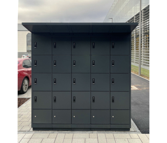 Armoire de charge pour batteries de vélos - 8 compartiments - serrure à clé
