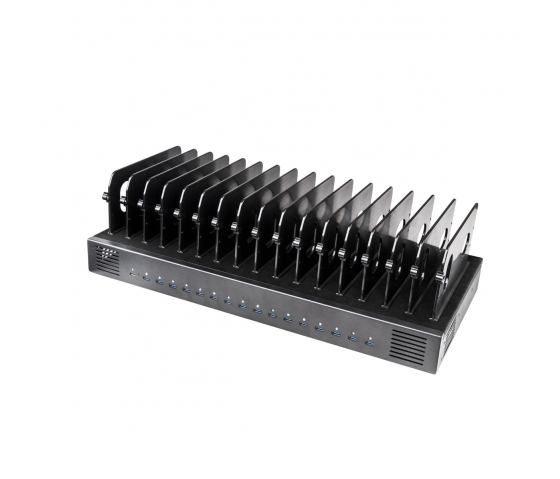 Station de charge USB-C 1000W à 16 ports - noir