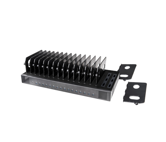 Hub de carregamento de 1000 W com compartimentos - 20 portas USB-C - Gestão remota