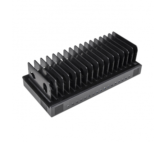 Station de charge USB-C 1000W à 16 ports - noir