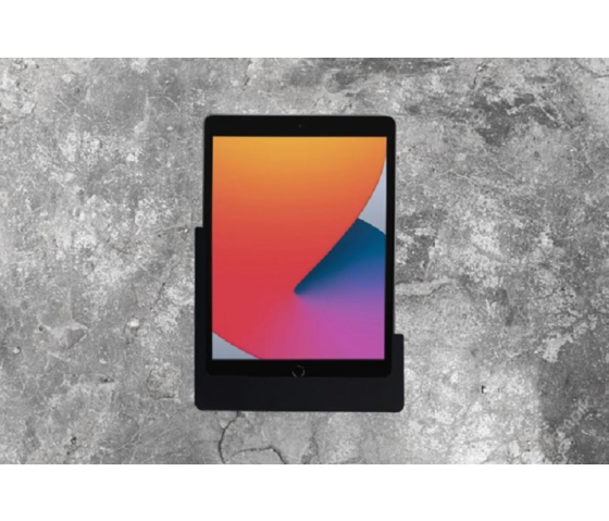 Domo Slide support mural plat avec fonctionnalité de charge pour Samsung Galaxy Tab S8 & S9 14.6 - noir