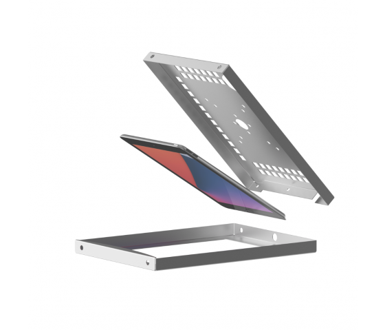 Support de tablette au sol Securo XL pour tablettes de 13-16 pouces - acier inoxydable