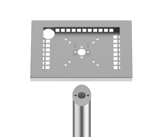 Support de tablette au sol Securo XL pour tablettes de 13-16 pouces - acier inoxydable
