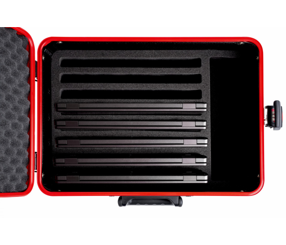 PARAT ACTIVE NOTEBOOK opbergkoffer voor 8 laptops tot 14 inch