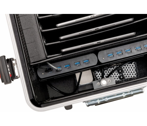 Coffre de recharge PARAT TC10 TwinCharge pour 10 tablettes jusqu'à 12,9 pouces - USB-C et USB-A