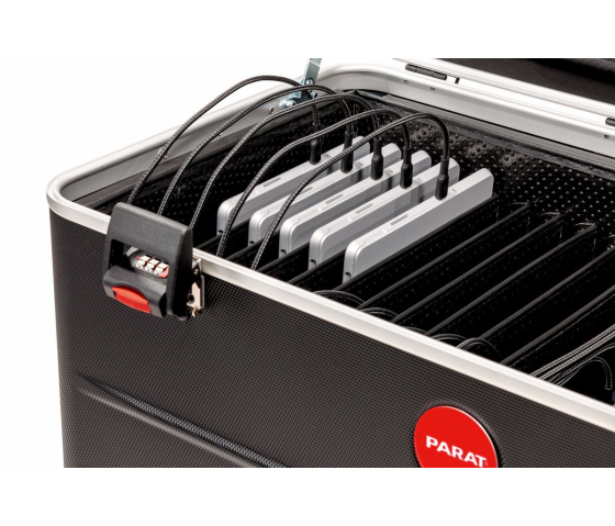 Coffre de rechargement TC16 TwinCharge pour 16 tablettes jusqu'à 12,9 pouces - Câbles USB-C inclus