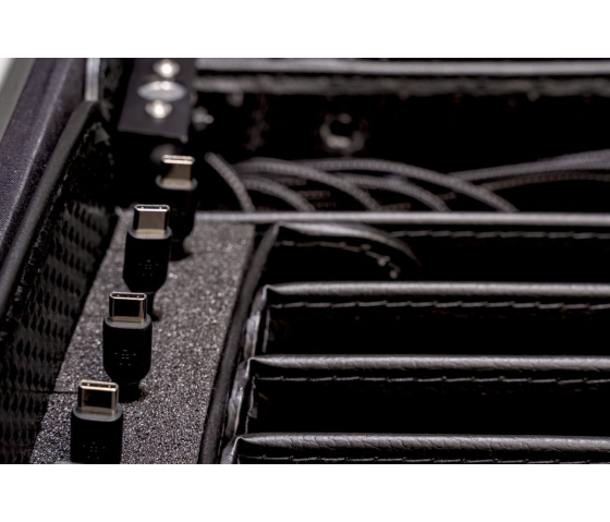 Coffre de recharge TC20 TwinCharge pour 20 tablettes - 20 câbles USB-C inclus - noir